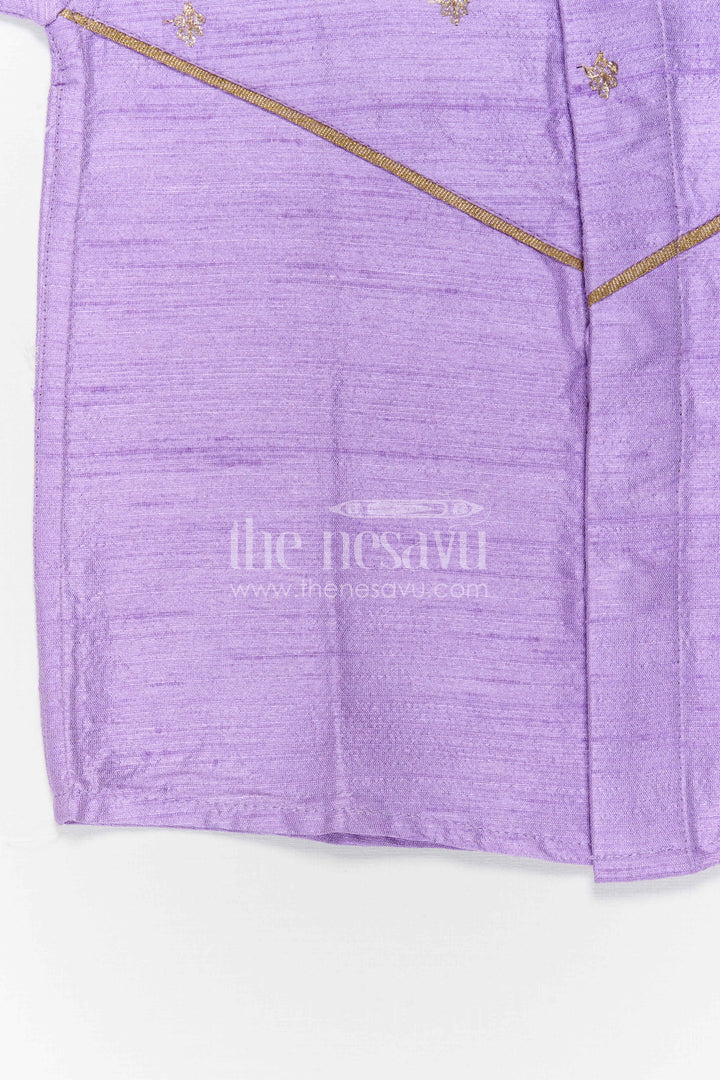 Boys Raw Silk Party Shirt for Traditional Events and Celebrations