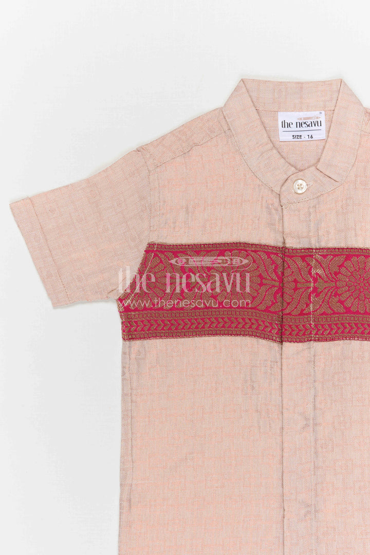 Boys Traditional Cotton Shirt for Cultural Events and Festive Wear