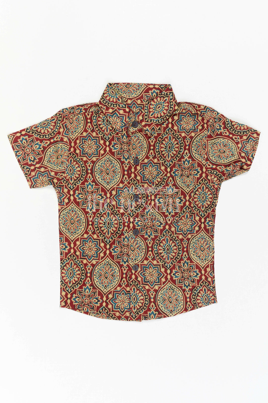 Boys Printed Cotton Shirt for Casual Outings and Vacation Wear