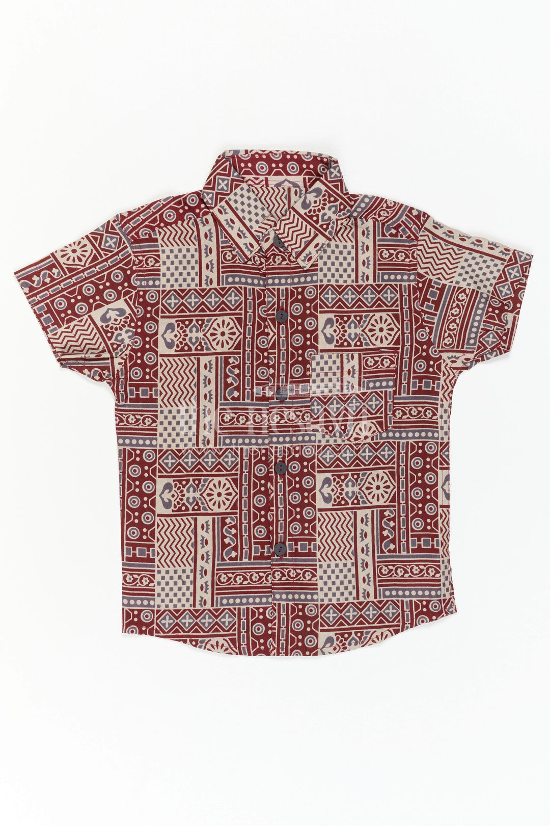 Boys Cotton Shirt for Festive Casual Wear and Family Outings