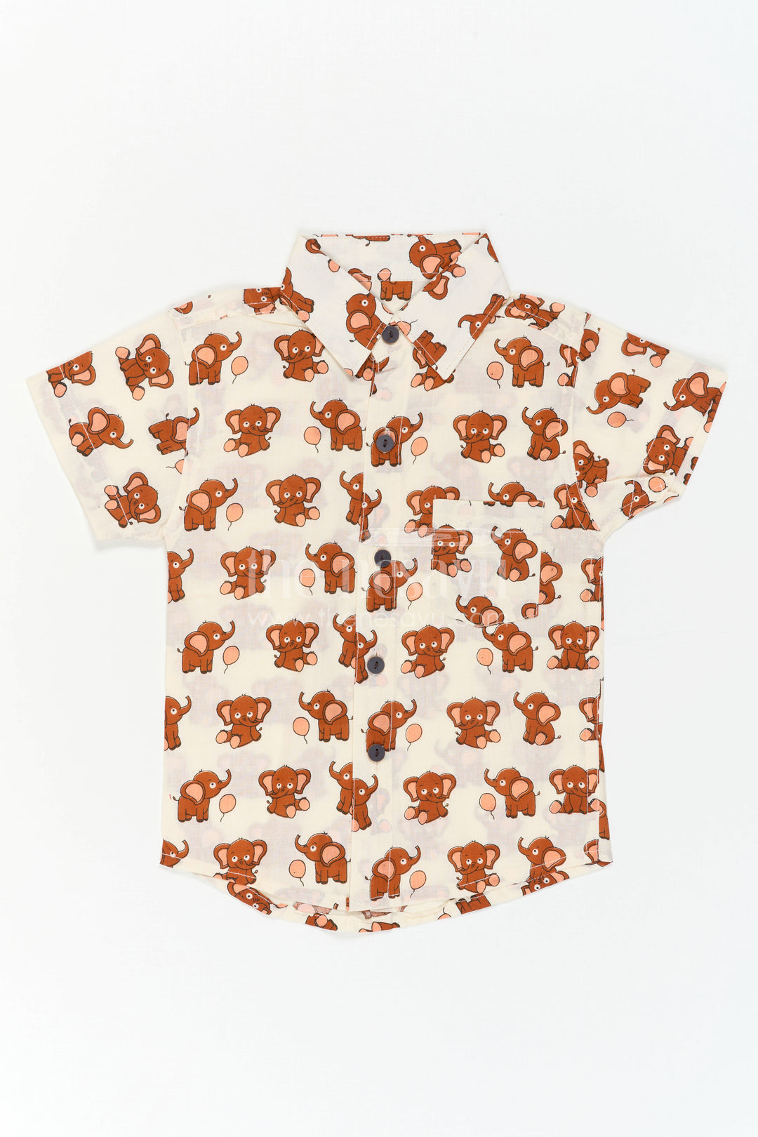 Boys Animal Print Cotton Shirt for Playdates and Casual Outings