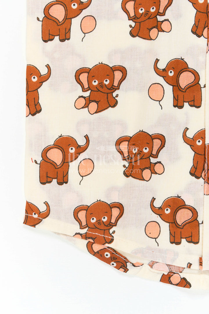 Boys Animal Print Cotton Shirt for Playdates and Casual Outings