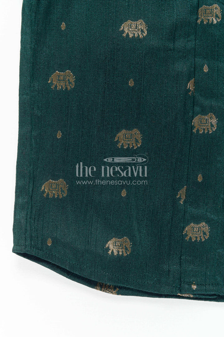 Boys Silk Shirt for Festive Celebrations and Traditional Gatherings