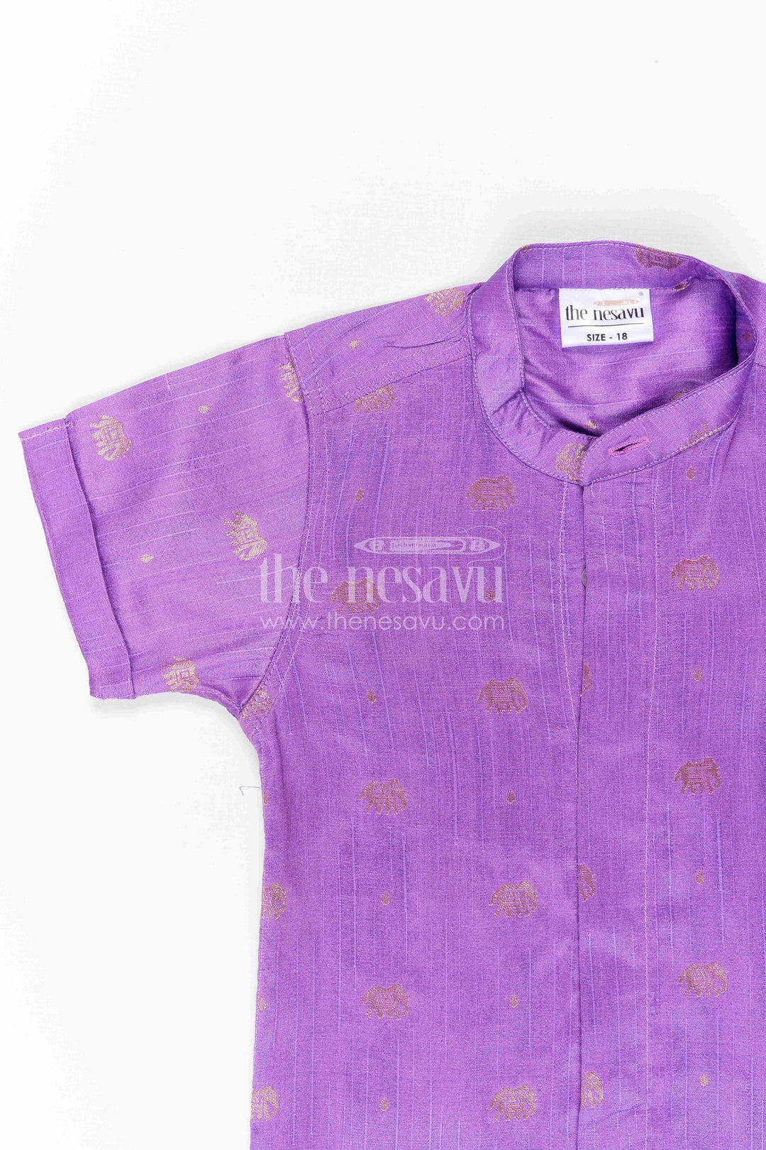 Boys Raw Silk Shirt for Festive Family Celebrations and Weddings