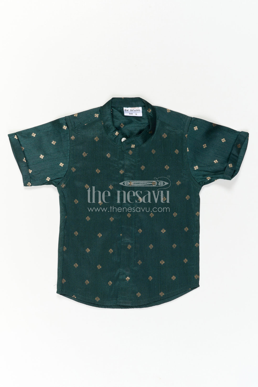 Boys Festive Silk Shirt for Wedding Receptions and Family Functions