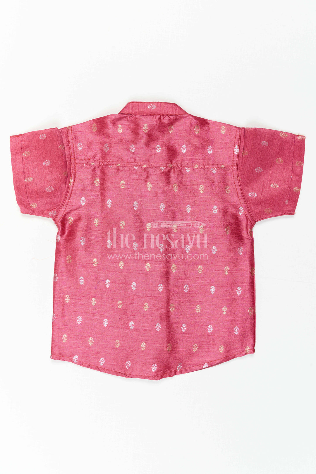 Boys Traditional Silk Shirt for Festive Photos and Cultural Programs