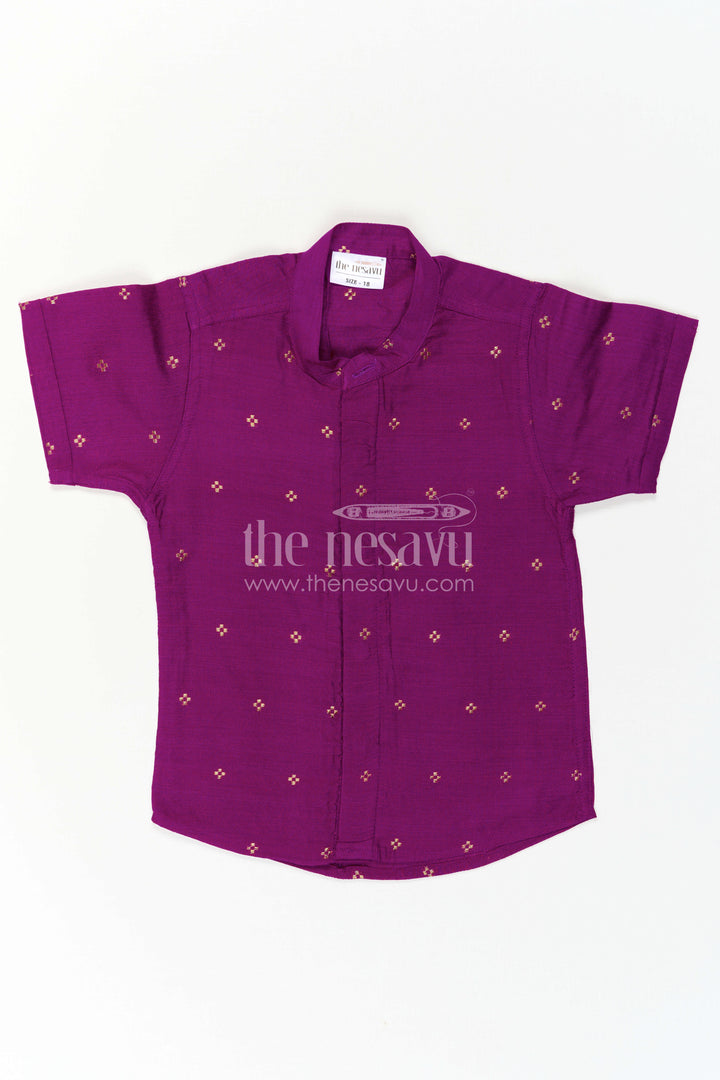 Boys Cotton Shirt for Festive Family Outings and Casual Celebrations