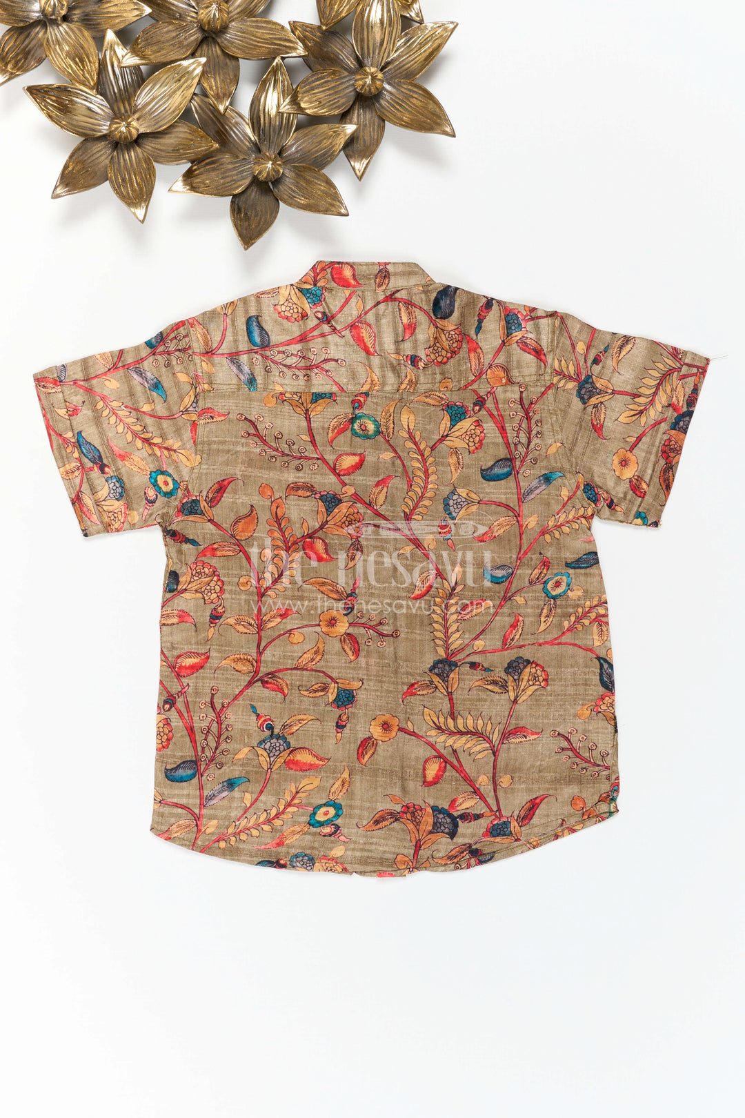 Boys Floral Shirt for Festive Vacation Outings