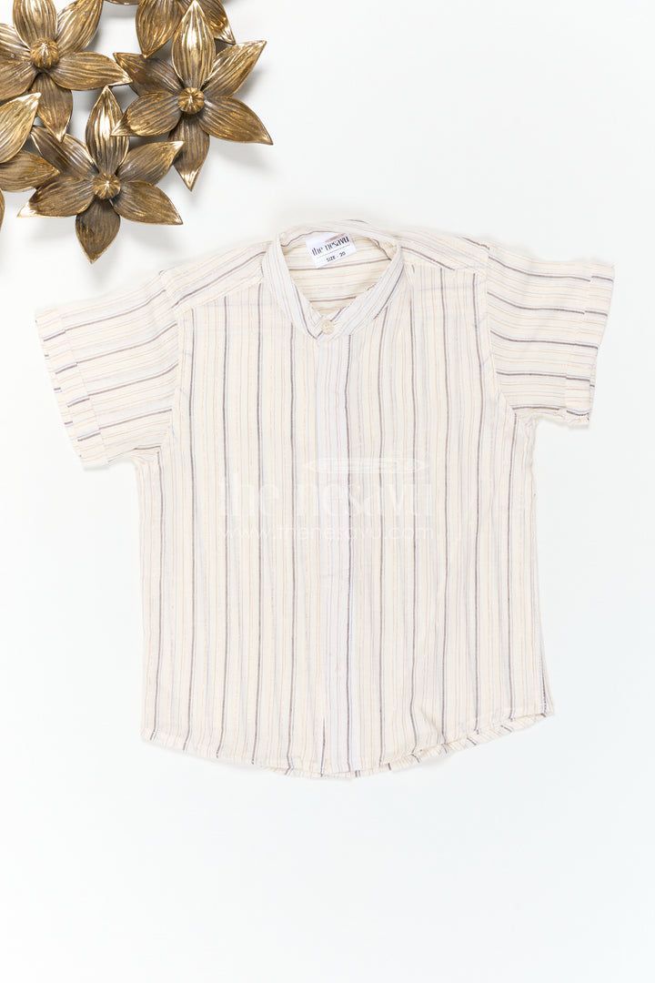 Boys Cotton Shirt for School Ethnic Day
