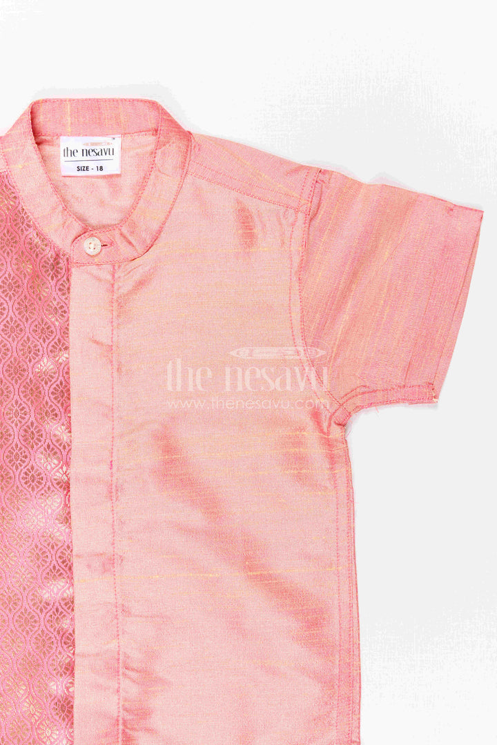 Boys Silk Shirt for Festive Weddings and Traditional Family Functions