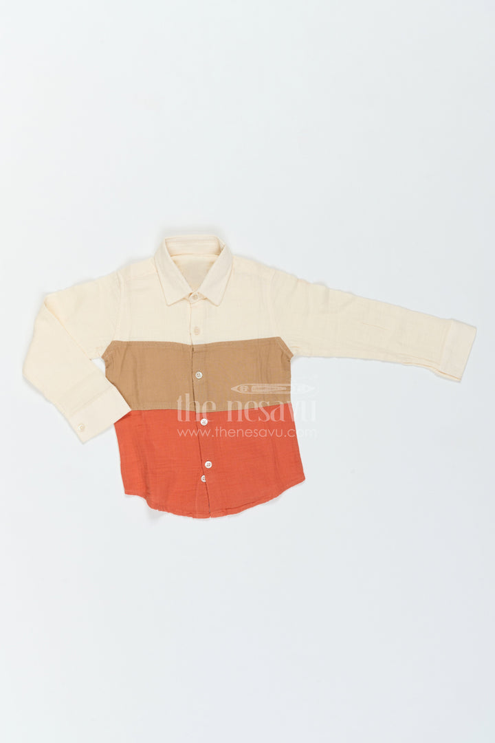 Boys Muslin Shirt for Celebrations Family Dinners and Smart Outings