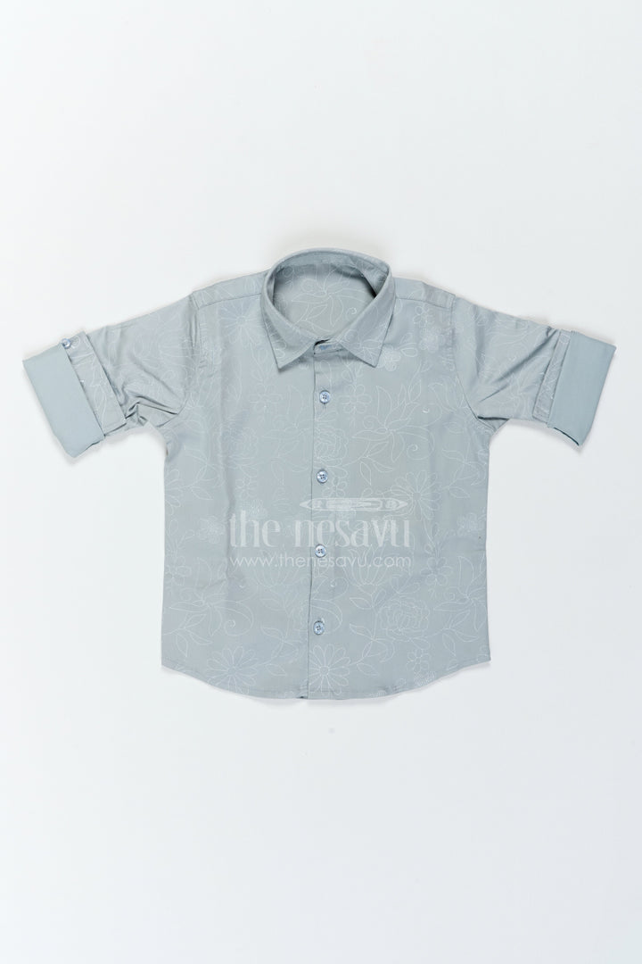 Boys Floral Shirt for Birthday Outings Family Events and Weekend Dressing