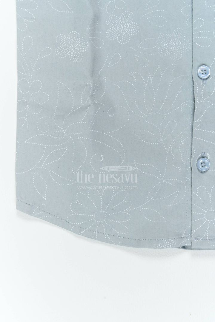 Boys Floral Shirt for Birthday Outings Family Events and Weekend Dressing