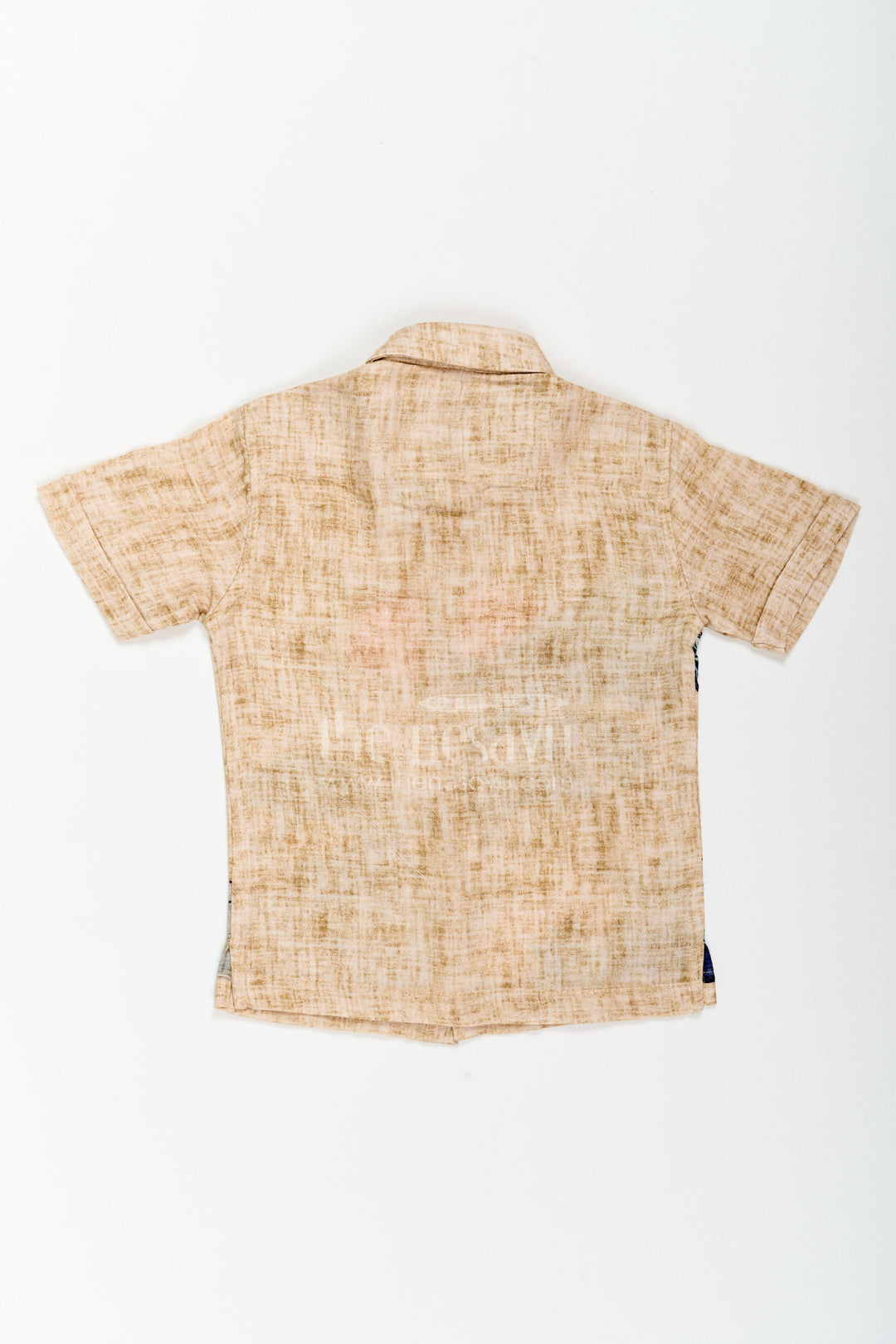 Boys Artistic Print Muslin Shirt for Vacations Parties and Family Outings