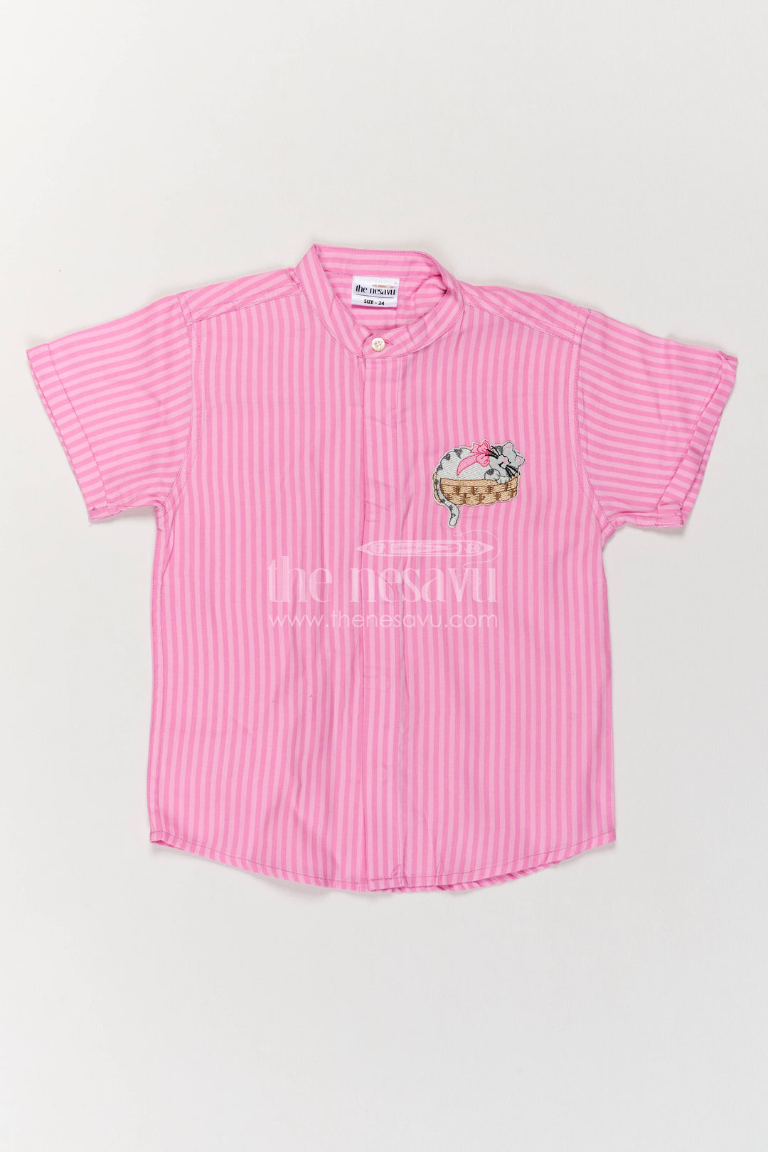 Boys Shirt for Kids in Pink with an Occasion Ready Finish