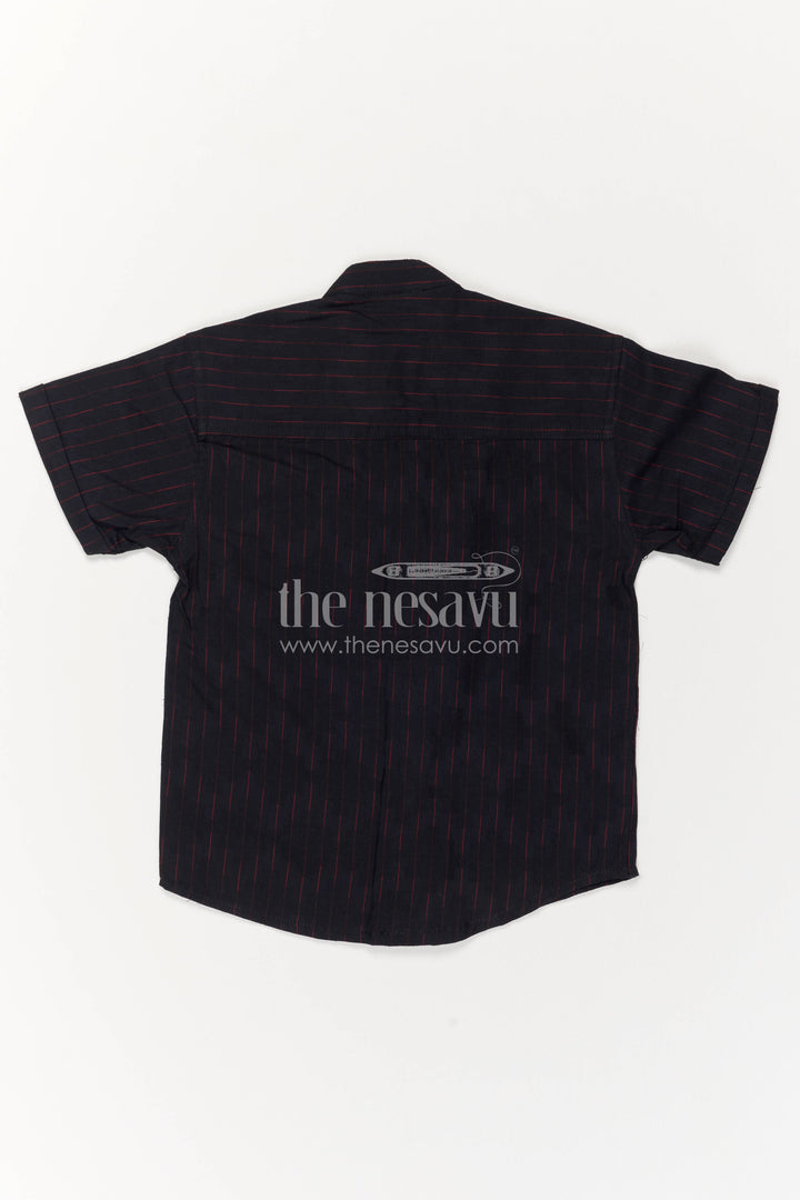 Boys Casual Shirt in Black for Milestone Days