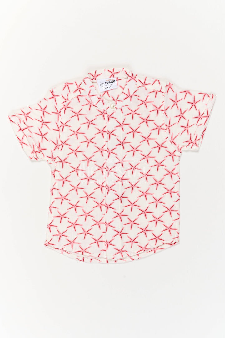 Boys Shirt for Kids with Digital Print for Festive Occasions