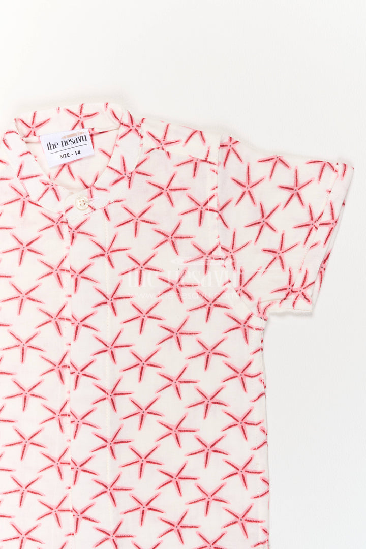 Boys Shirt for Kids with Digital Print for Festive Occasions
