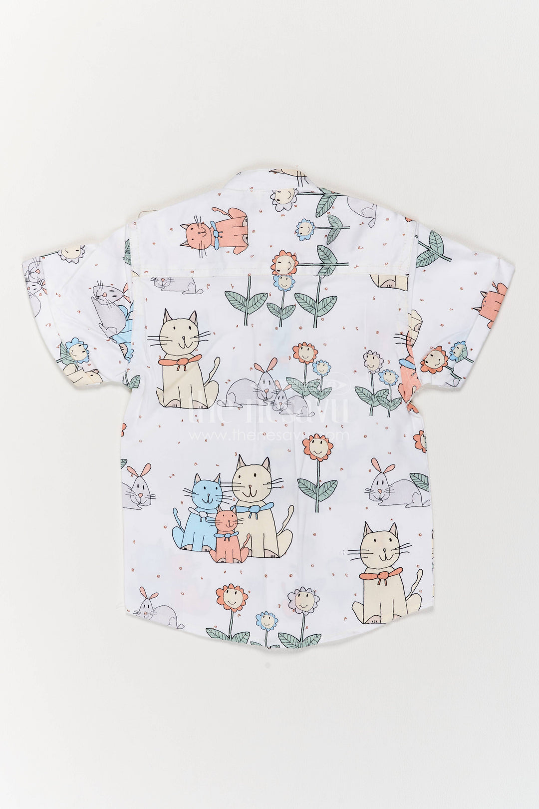 Boys Cotton Shirt with Digital Print for Family Functions