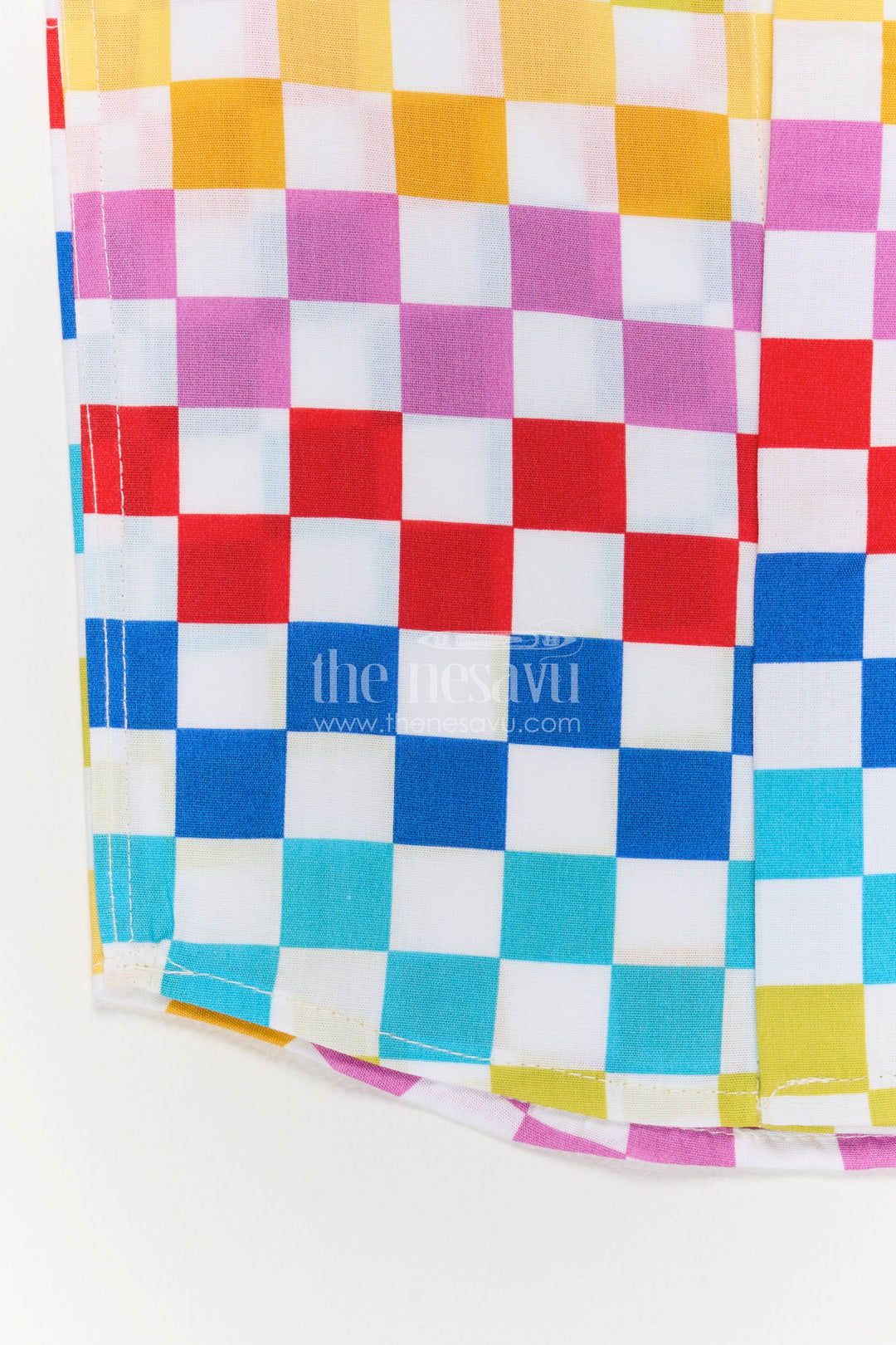 Boys Cotton Shirt in Multicolor with Smart Tailoring
