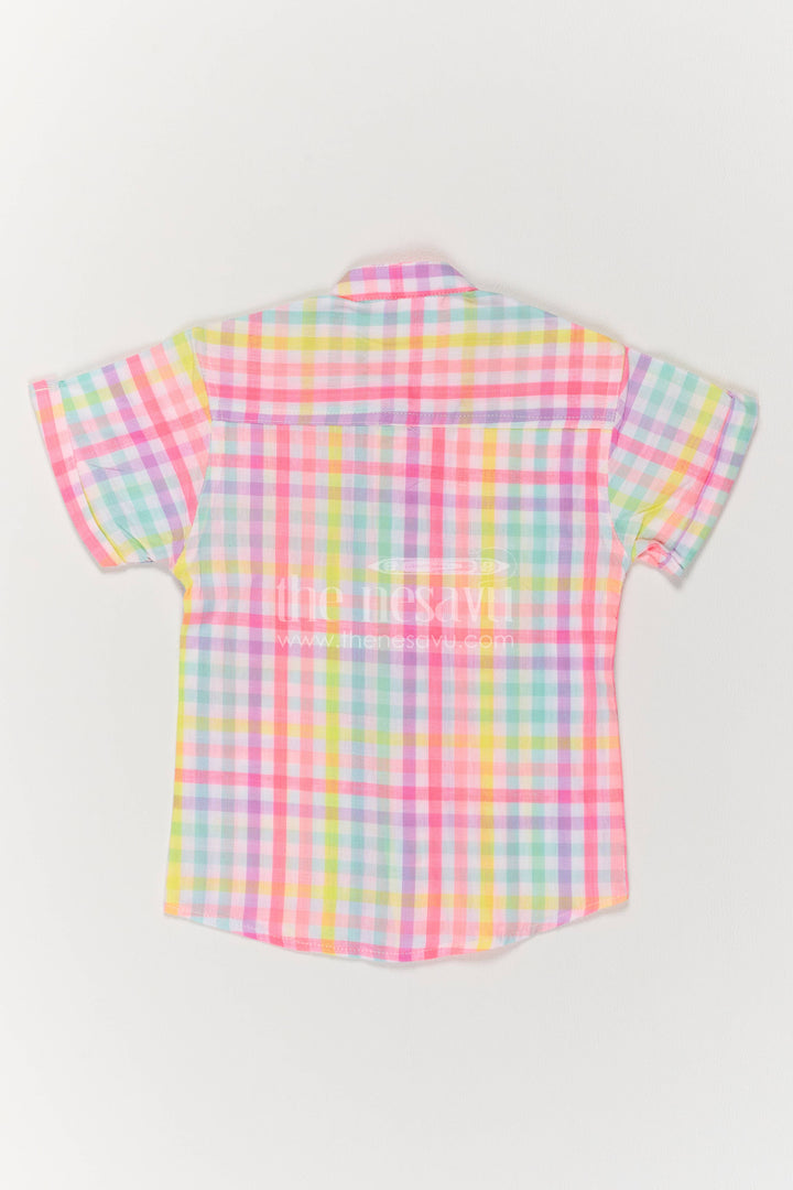 Boys Shirt for Kids in Multicolor with an Occasion Ready Finish