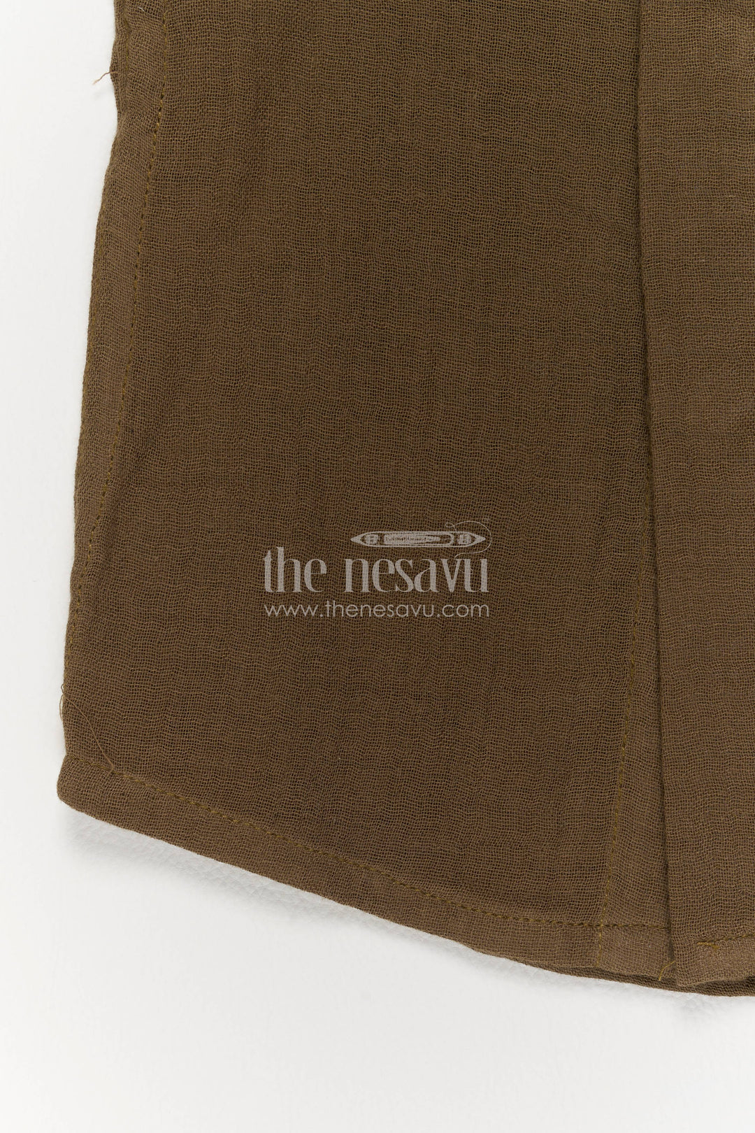 Boys Casual Shirt in Brown for Festive Gatherings