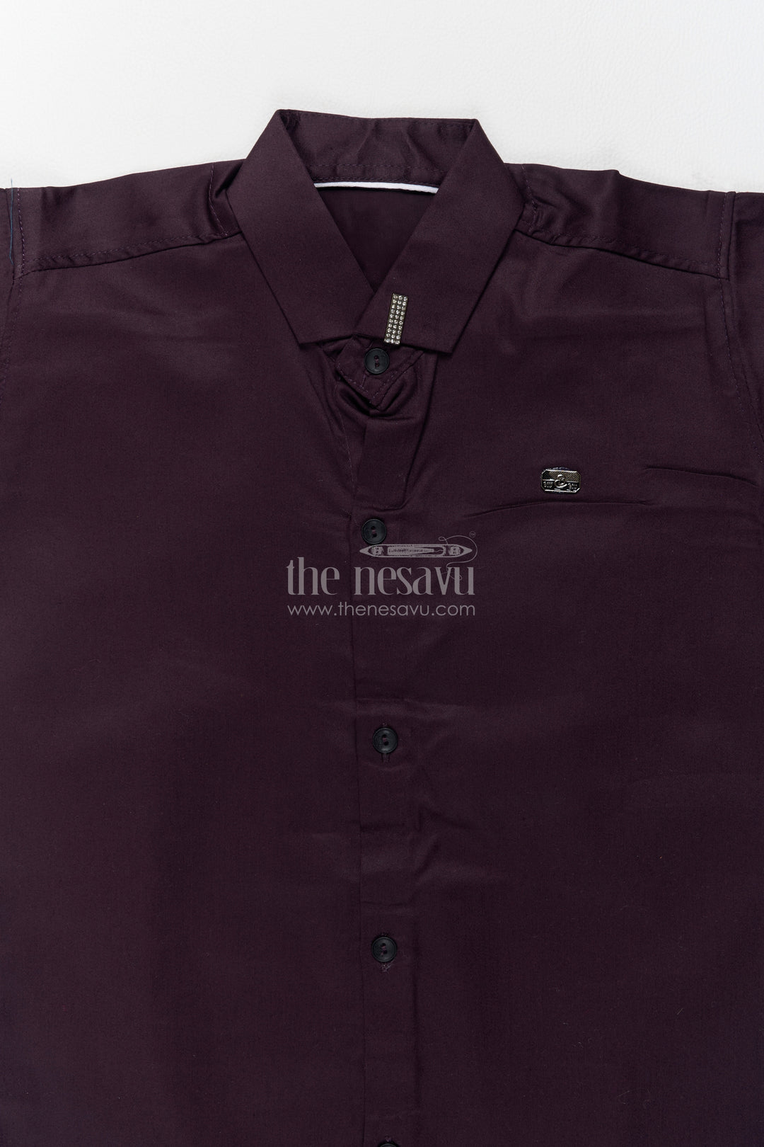 Boys Shirt for Kids in Purple for Family Celebrations