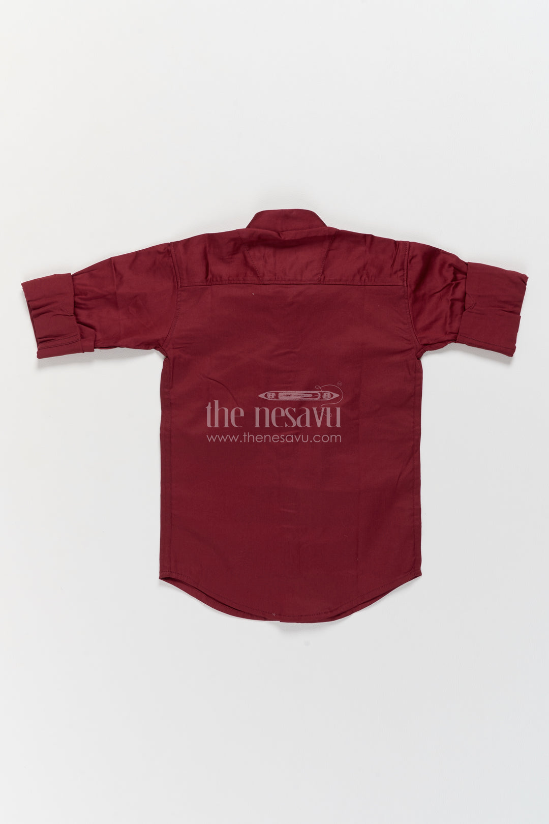 Boys Casual Shirt in Red for Celebrations and Photos
