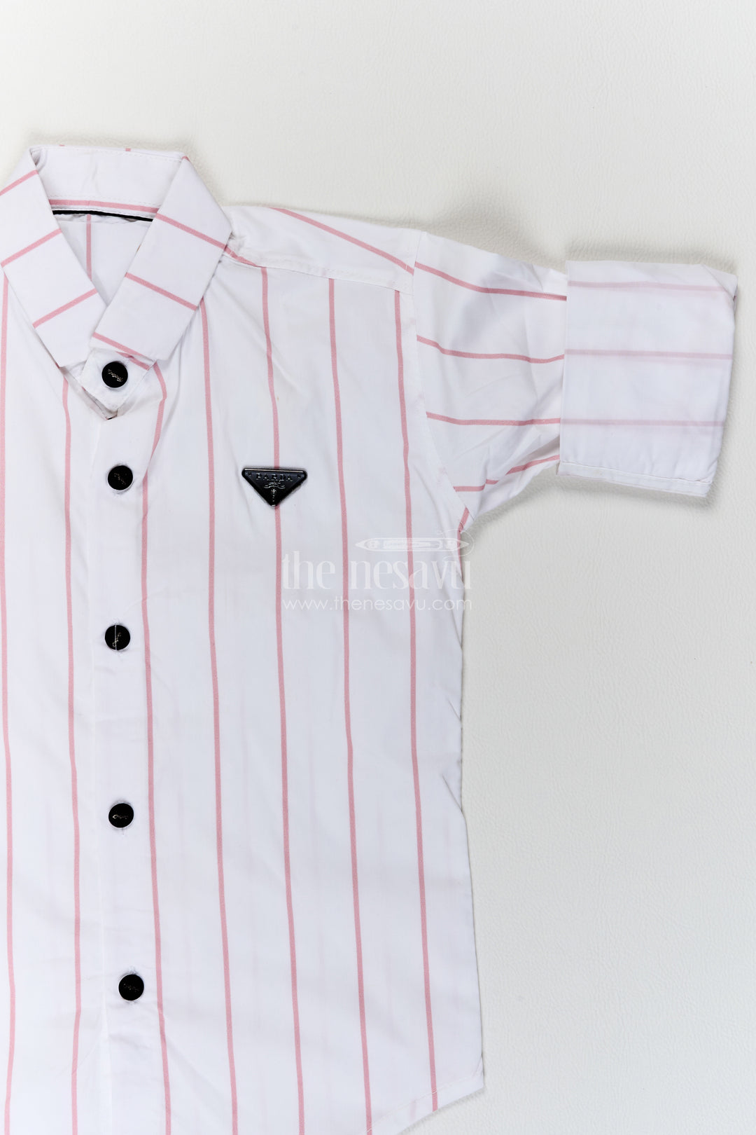 Boys Casual Shirt in Off White for Celebrations and Photos