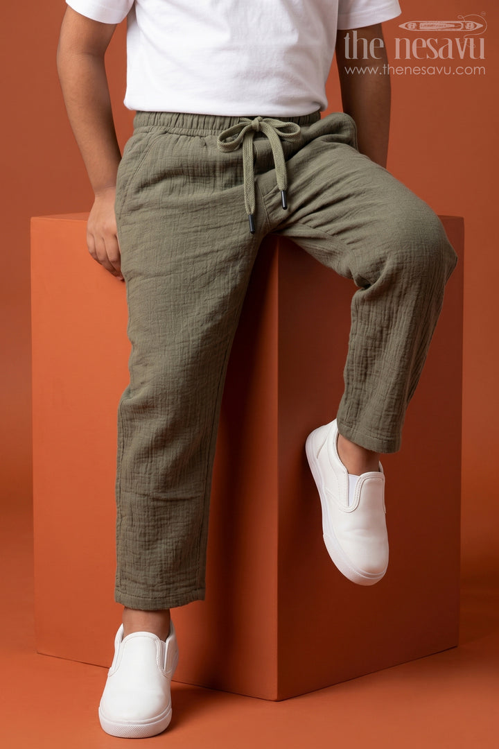 Boys Cotton Pants for Everyday Comfort and Casual Outings