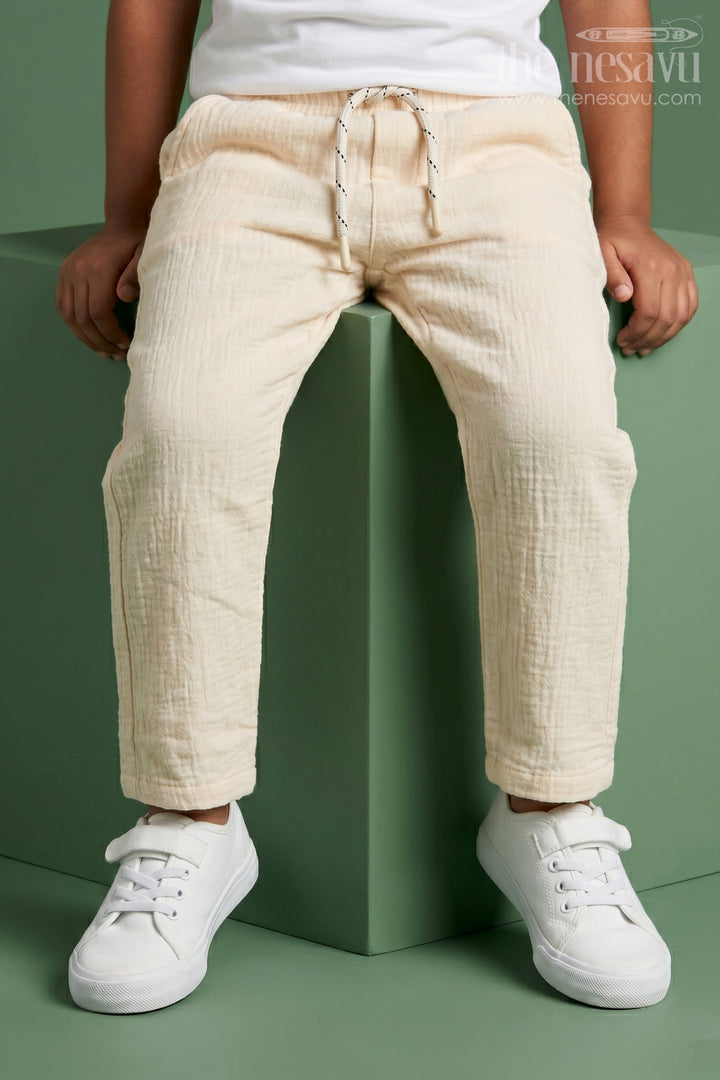 Boys Cotton Pants for Everyday Wear and Comfortable Outings