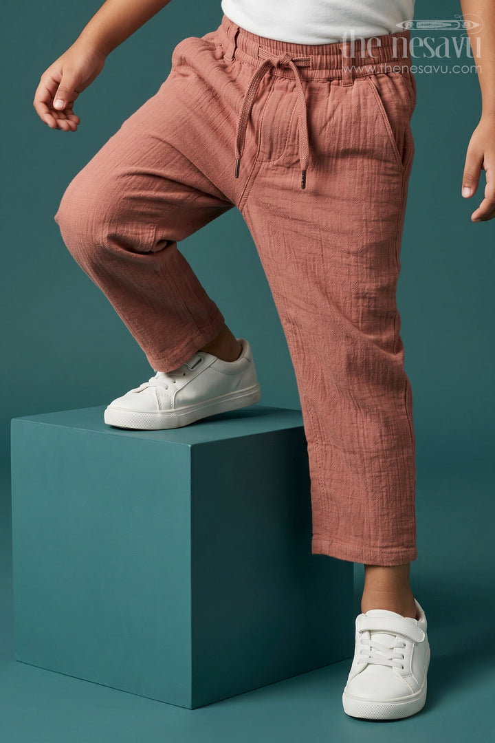 Boys Cotton Pants for Casual Wear and Everyday Comfort