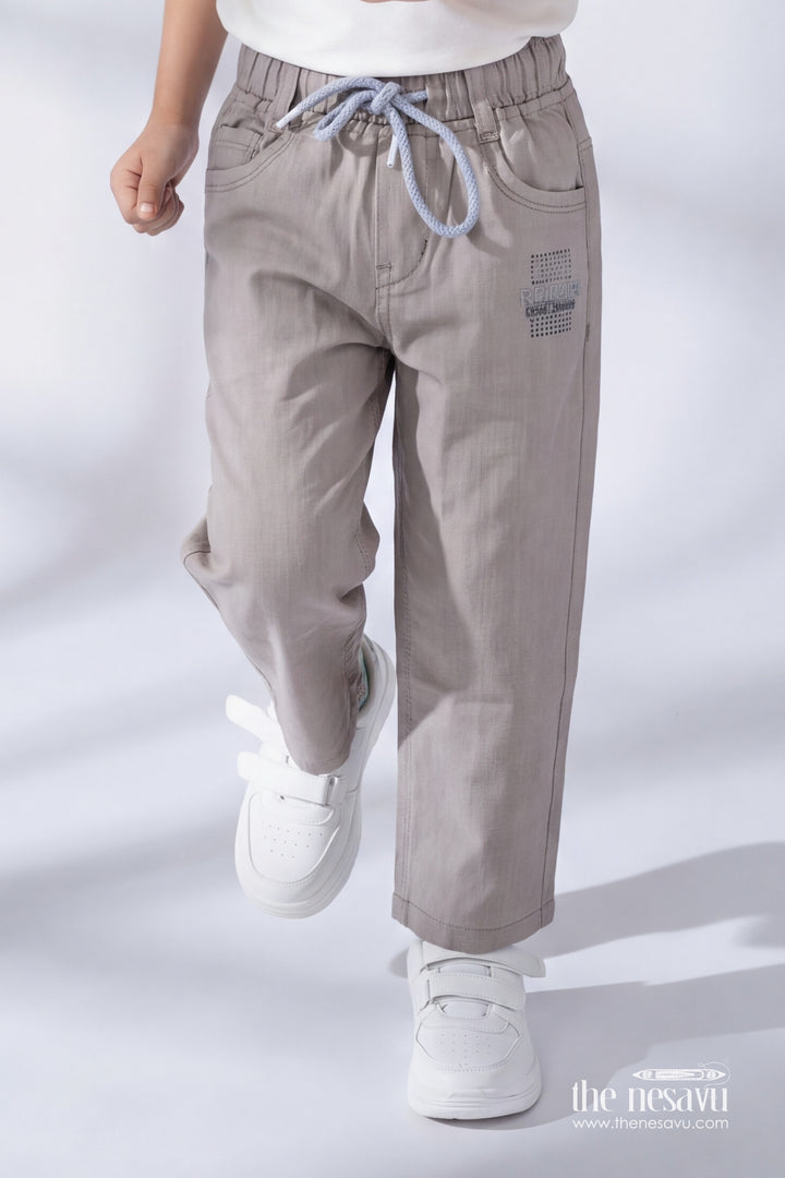 Boys Relaxed Cotton Pants for Travel Playdates and Everyday Outings