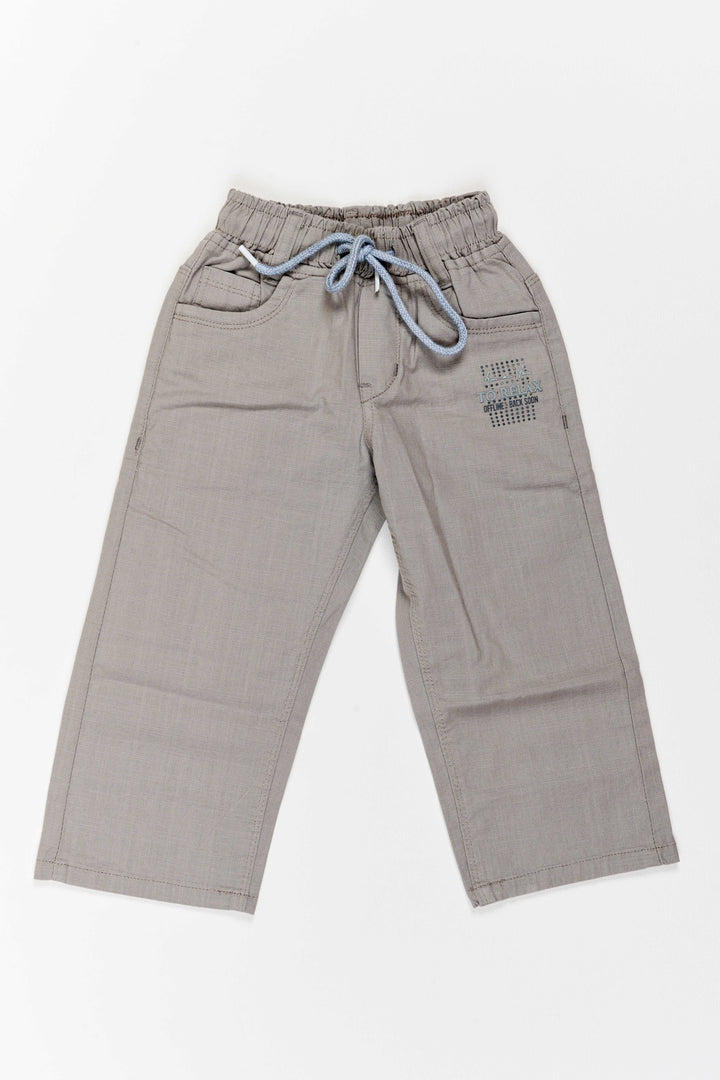 Boys Relaxed Cotton Pants for Travel Playdates and Everyday Outings