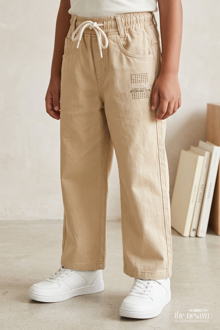 Boys Drawstring Pants for Family Outings Playtime and Daily Comfort