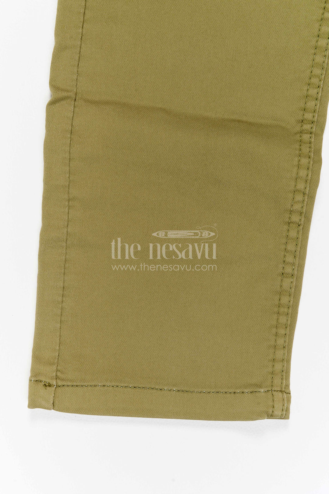 Boys Belted Cotton Pants for Parties Family Outings and Smart Casual Wear