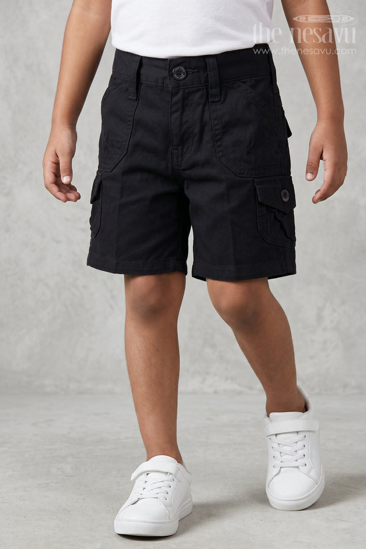 Boys Cotton Shorts for Rough Play and School Routines
