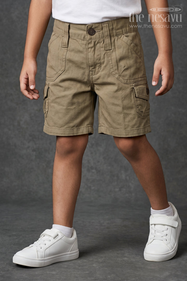 Boys Cotton Shorts for Active Days and School Outfits