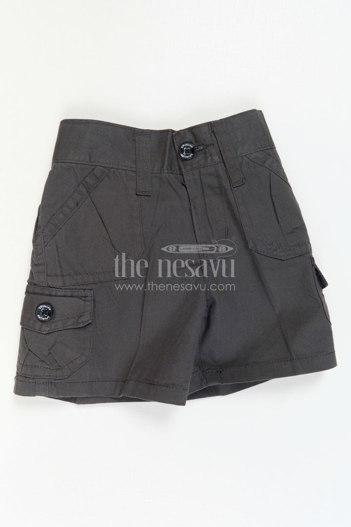 Boys Cotton Shorts for School, Travel and Weekend Play