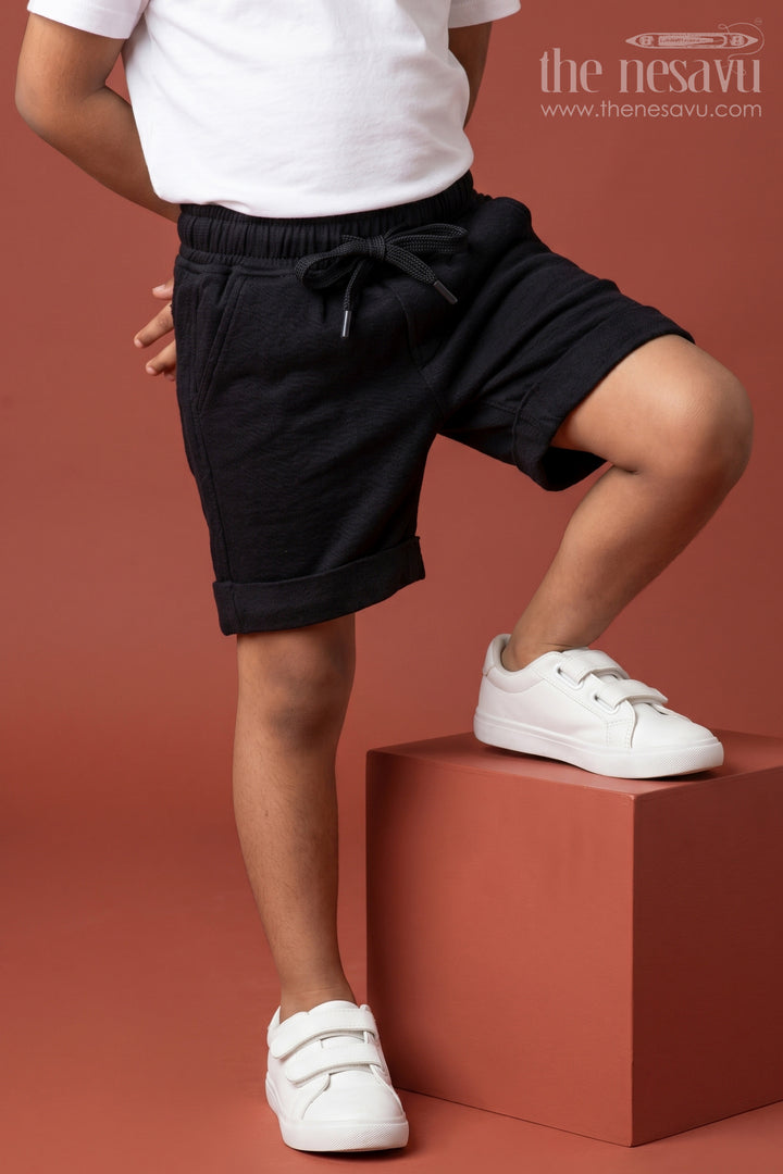 Boys Muslin Cotton Shorts for Sports Activities and Summer Play