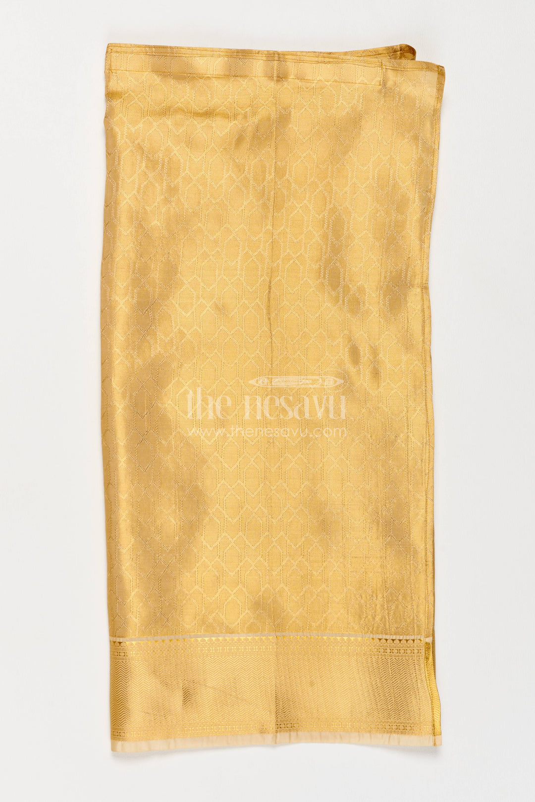 Kids Veshti in Gold with an Occasion Ready Finish