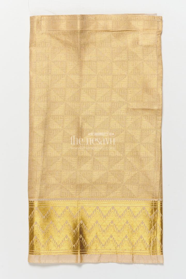 Boys zari vesti for traditional celebrations and temple visits