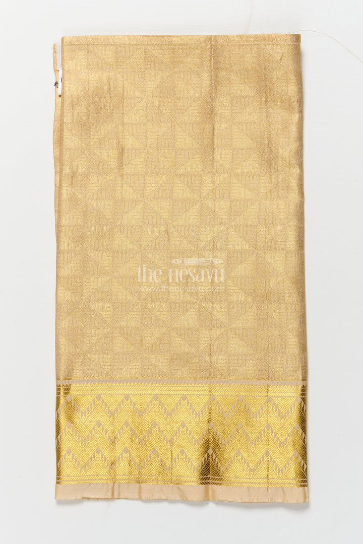 Boys zari vesti for traditional celebrations and temple visits