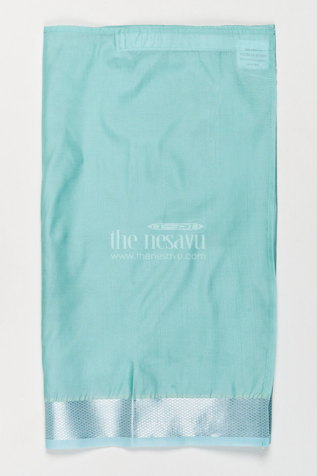 Veshti for Boys in Turquoise for Celebrations and Photos