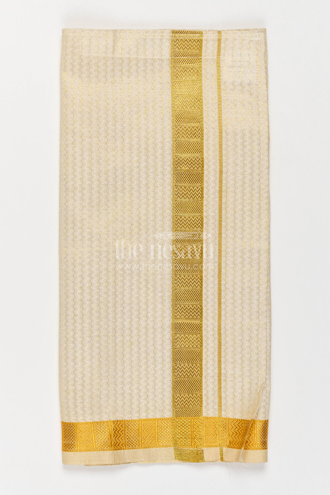 Veshti for Boys in Gold for Festive Photos