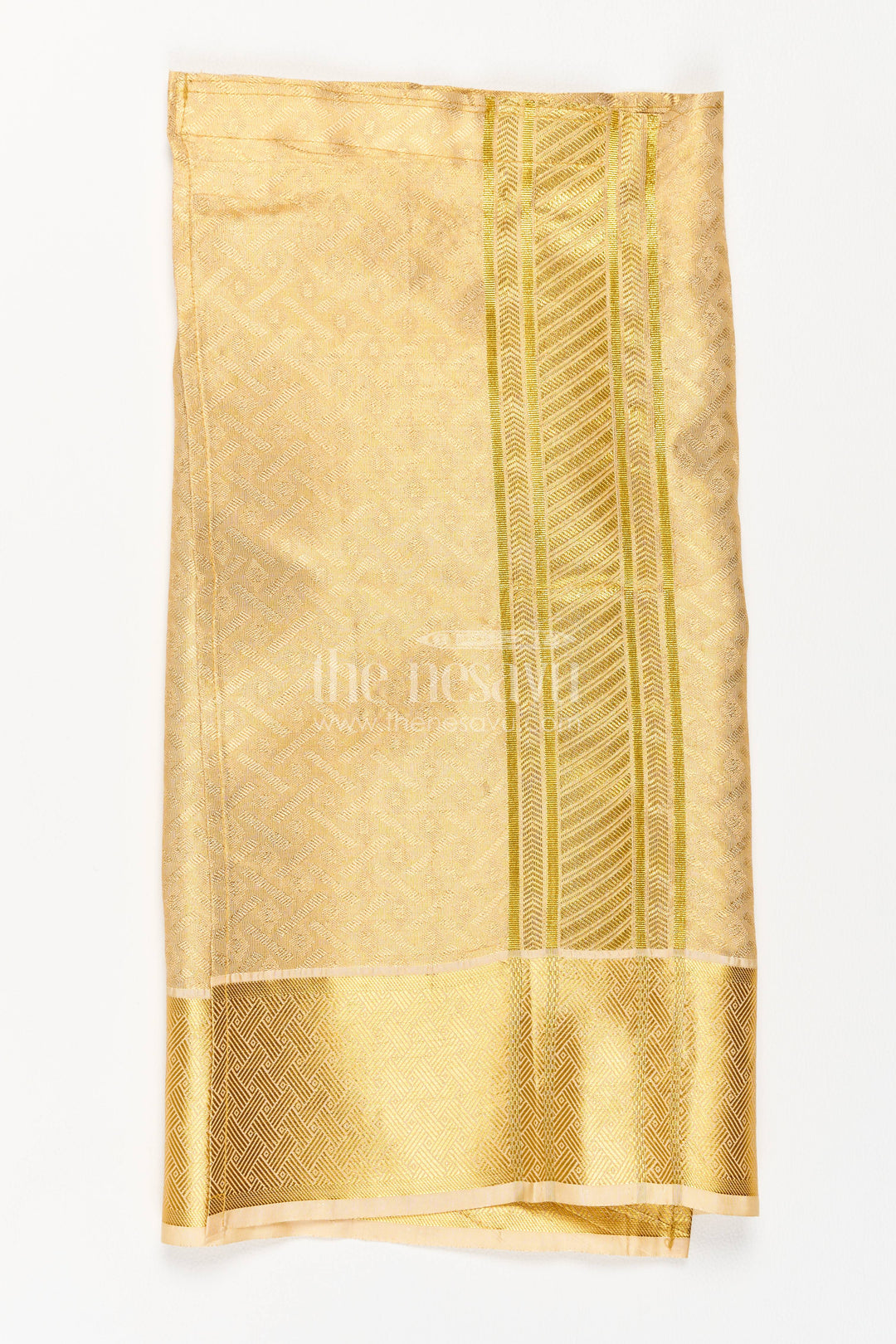 Kids Veshti in Gold for Wedding Moments