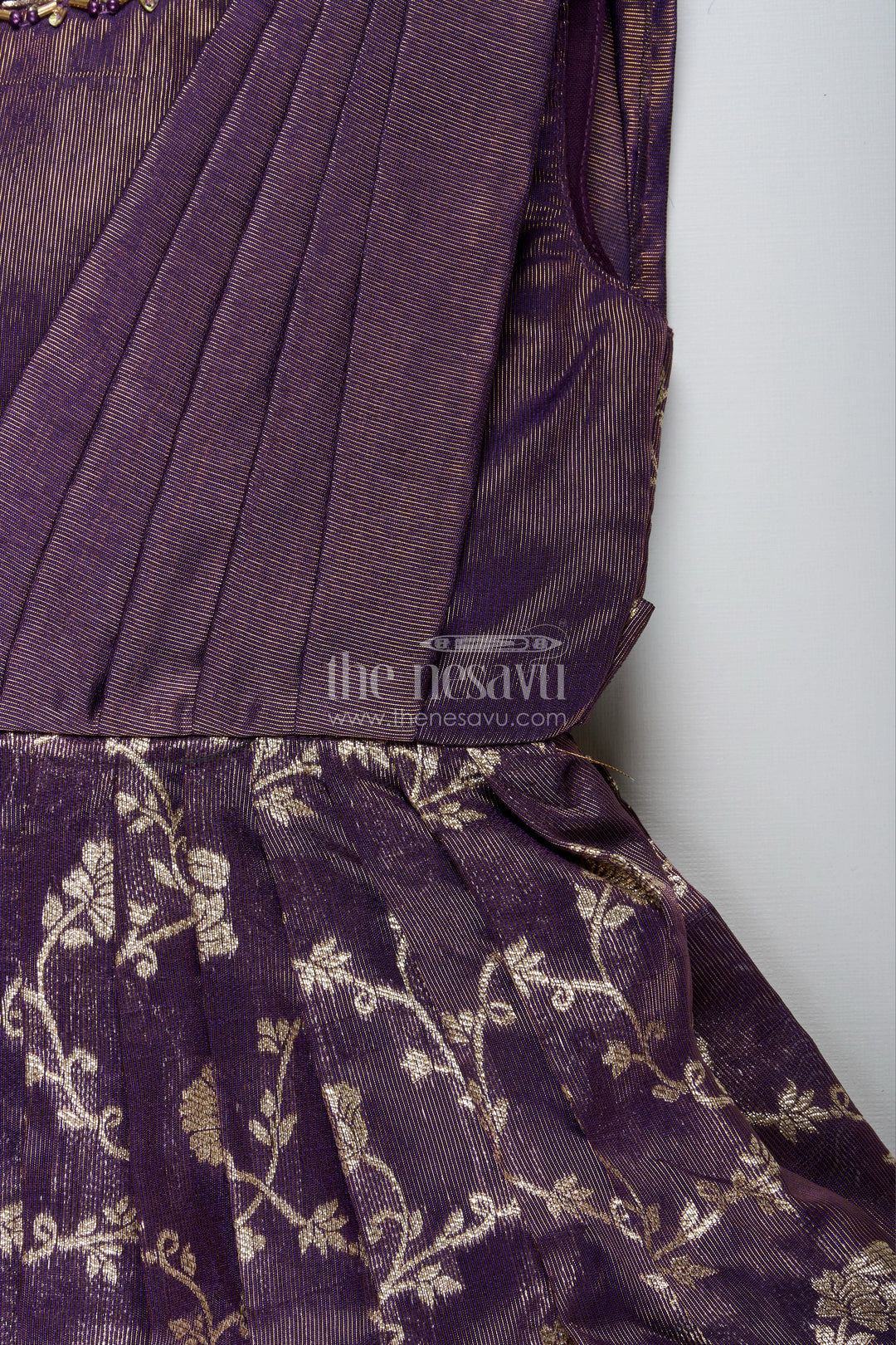 Girls silk gown for weddings and traditional family celebrations