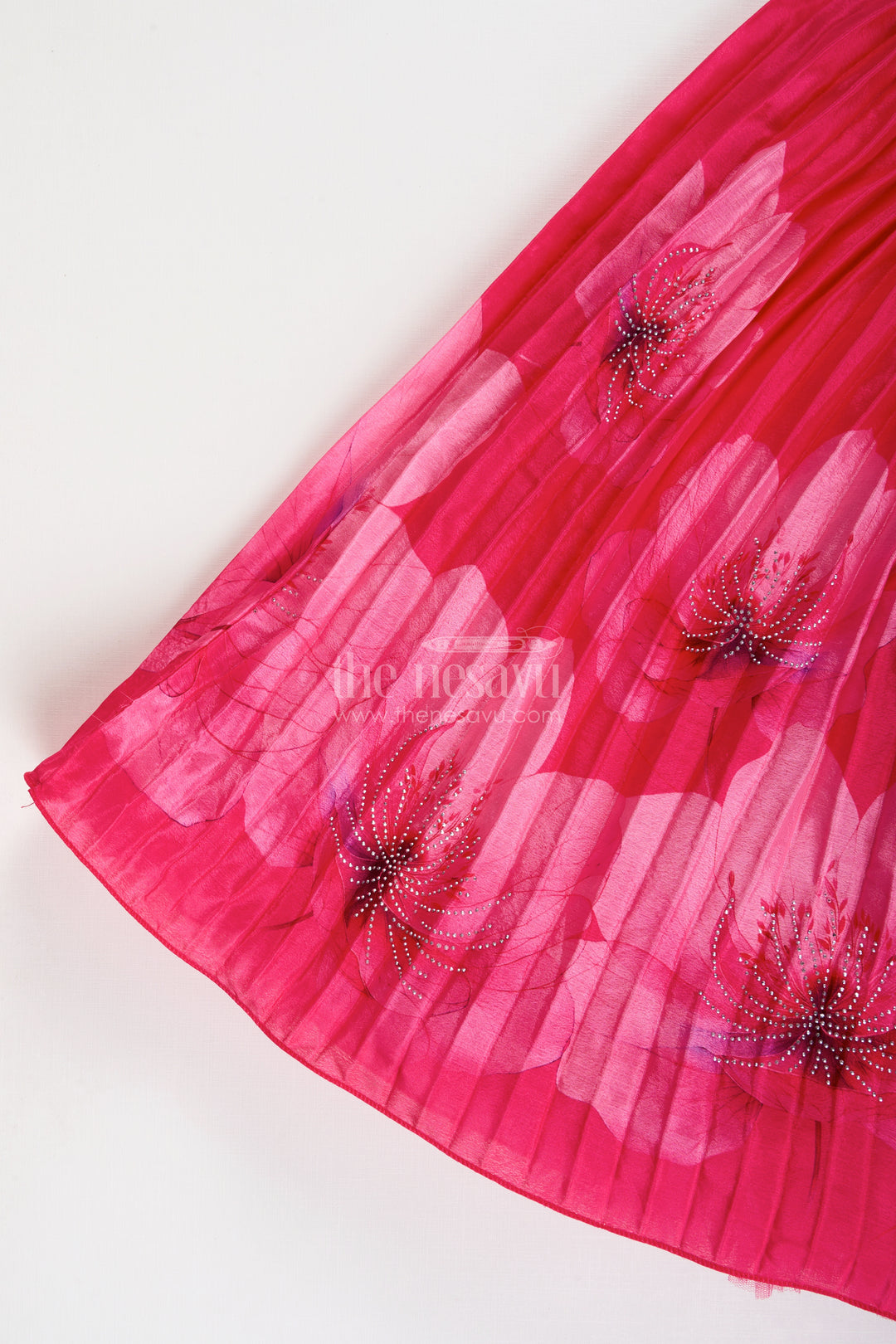Girls silk gown for birthday party and evening events