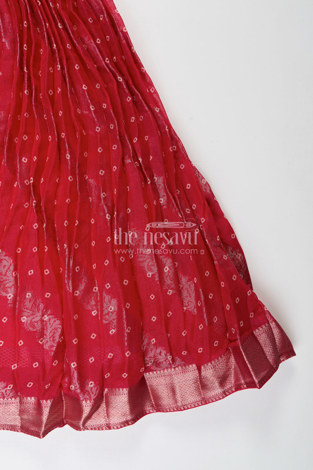 Girls jacquard party gown for weddings and festive events