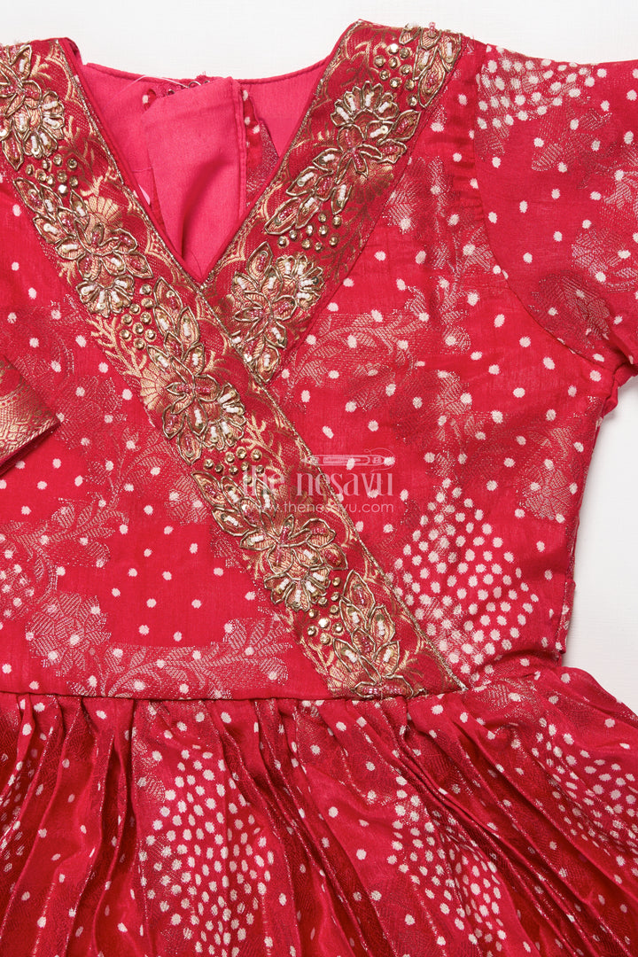 Girls Georgette Gown for Festive Weddings and Parties